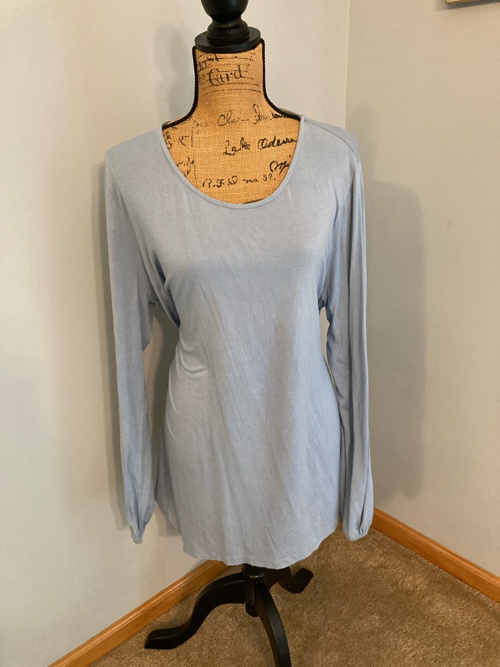 Bobeau Long Sleeve Scoop Neck Tops - Bundle of Two Shirts - Women Size 3X
